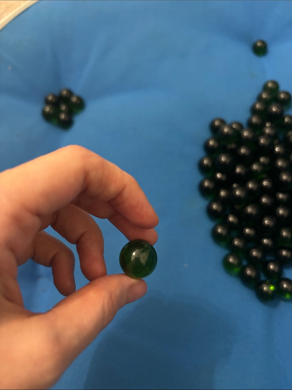 Marbles See Through Colored Dark/Light Green NWOTS - Picture 8 of 8